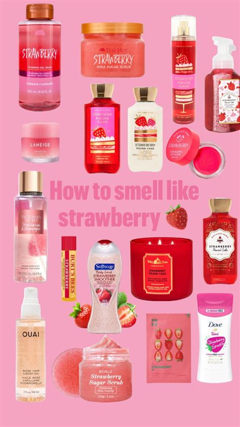 how to smell like strawberries.